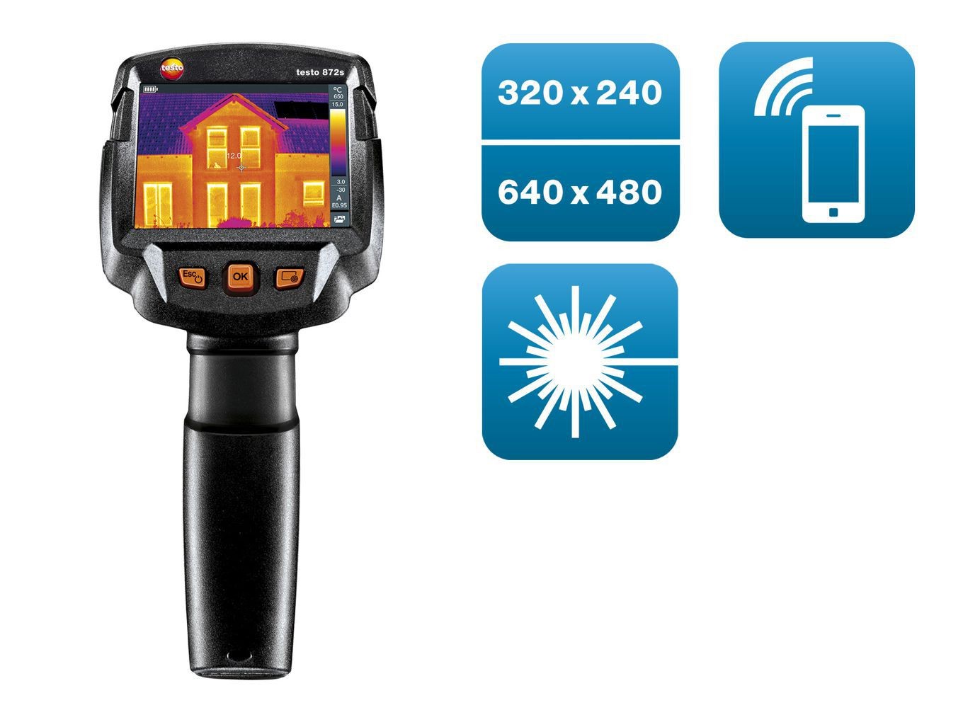 testo 872s Thermal Imaging Camera