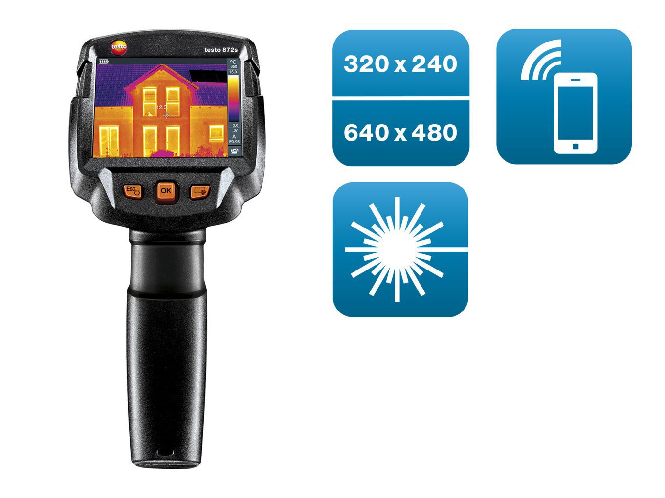 testo 872s - Wärmebildkamera