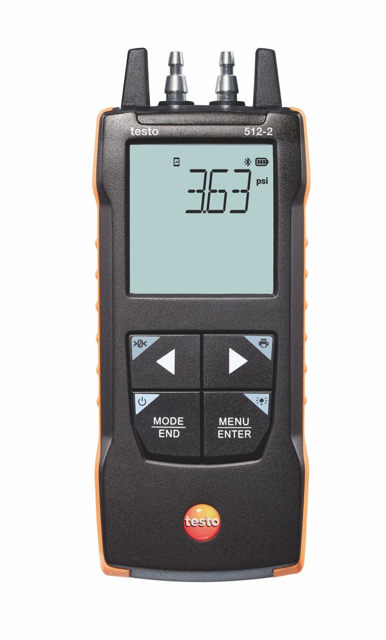 testo 512-2 Digitales Differenzdruckmessgerät mit App-Anbindung