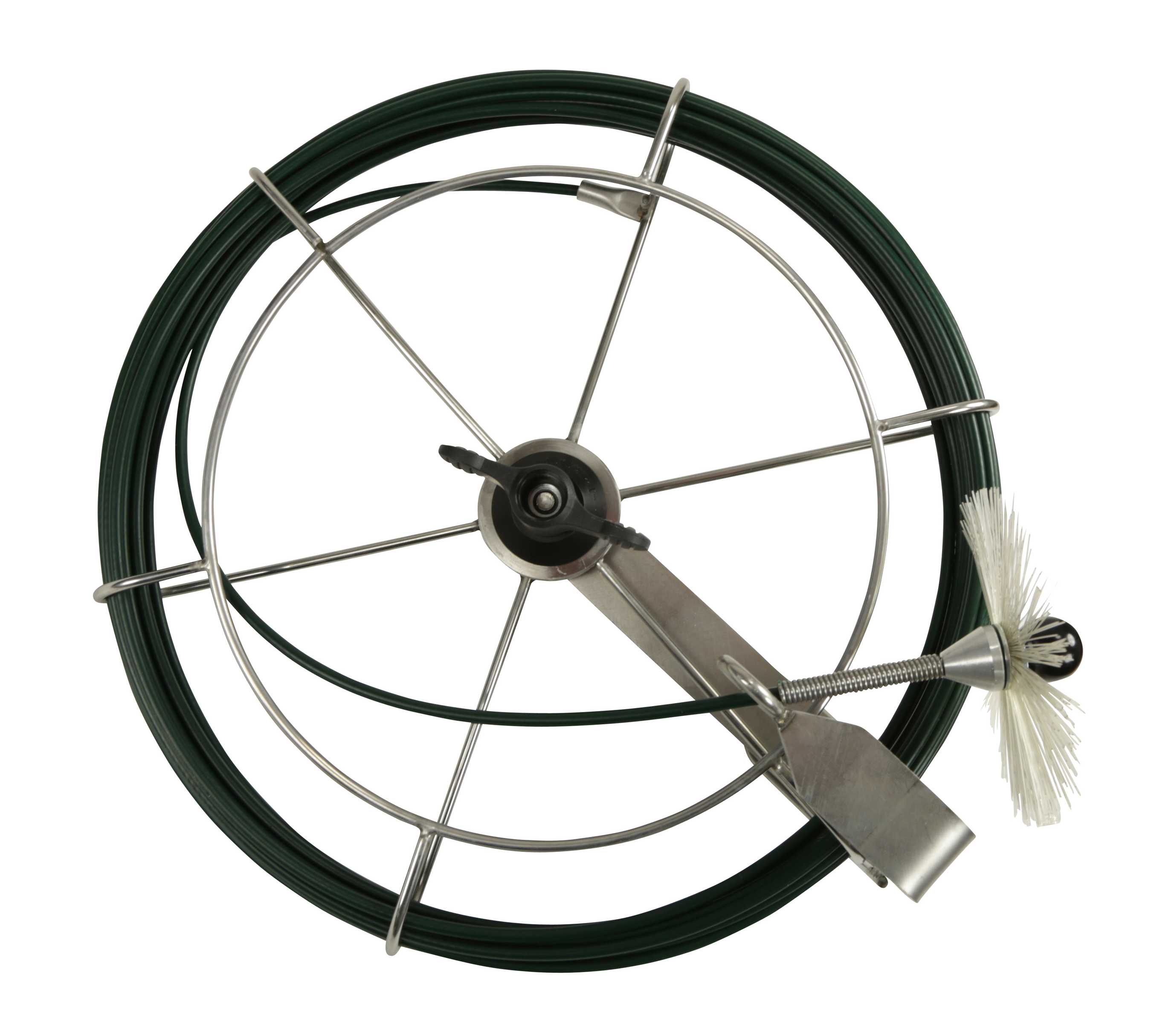 Mini-Koppelhaspel 15 m GFK, Ø 4,5 mm grün Mini-Koppelhaspel 15 m GFK, Ø 4,5 mm grün
