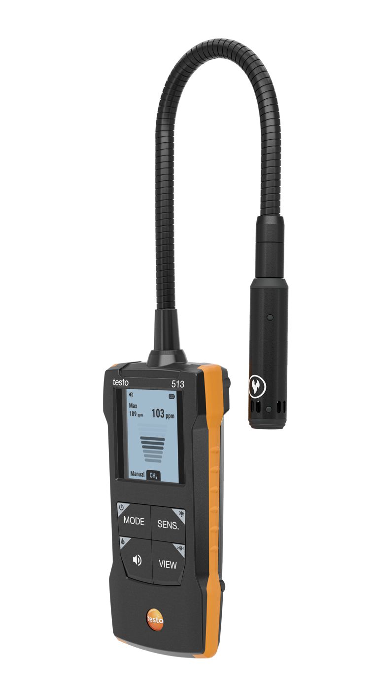 testo 513 gas leak detector for combustible gases