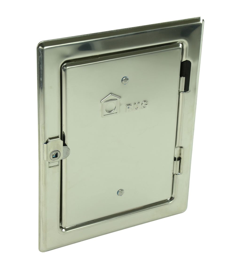 Skorstensdøre 14x20 cm - rustfrit stål