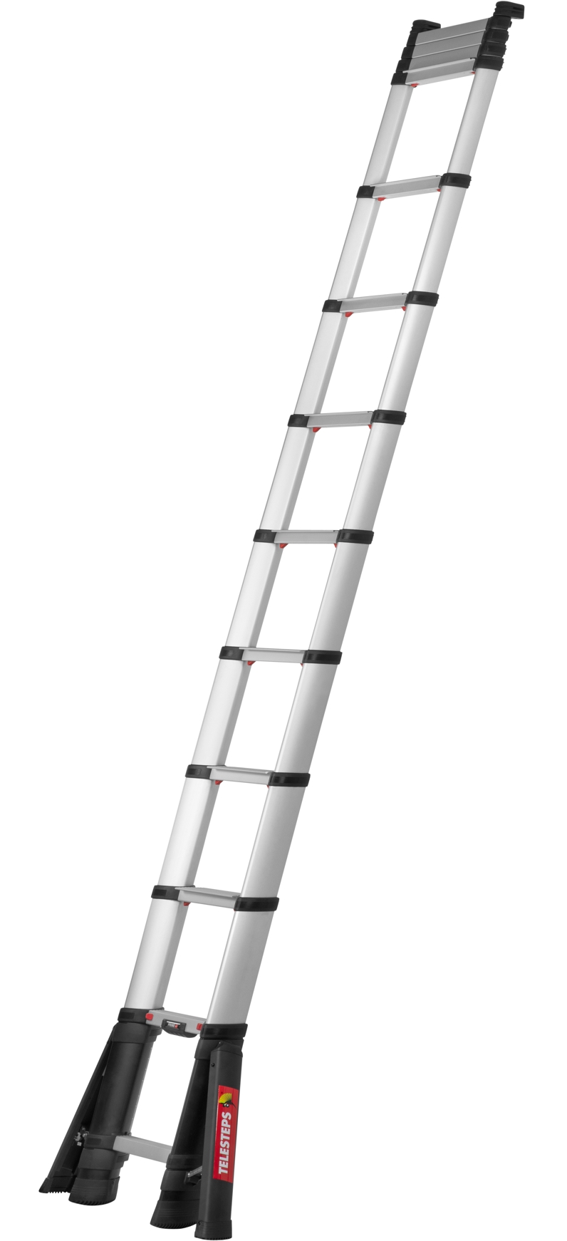 Telescopic Ladder TELESTEPS PRIME LINE - 4,1 m with stabalizers