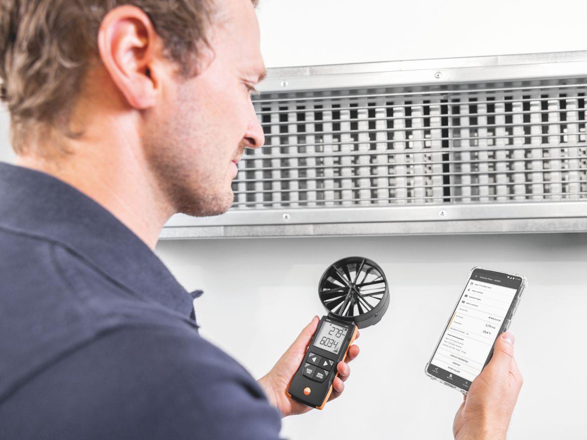 testo 417 Flügelrad-Anemometer