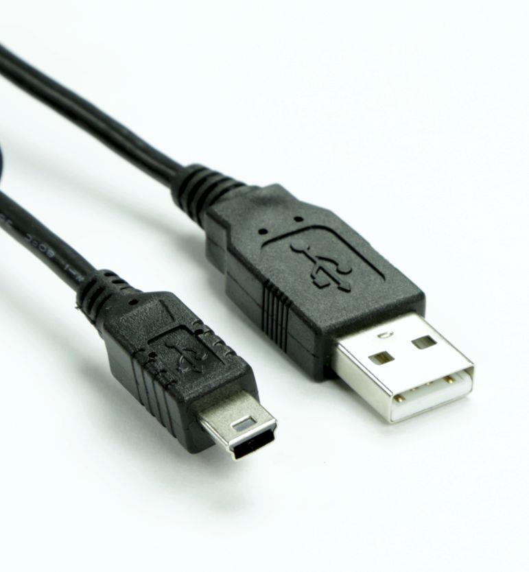 Câble USB 2.0 - Longueur : 1 mètre Type A vers Type B Mini