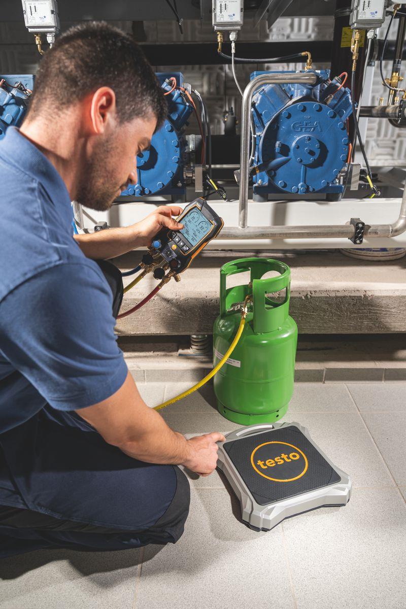 testo 560i Kältemittelwaage - Set und intelligentes Ventil mit BT