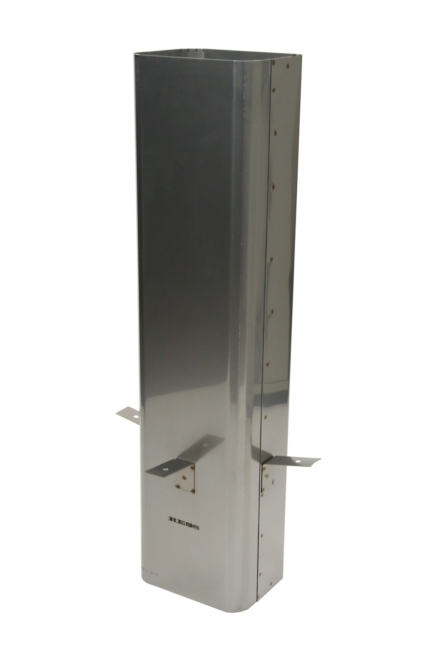 Schornsteinerhöhungen eckig - nur an Gewerbebetriebe