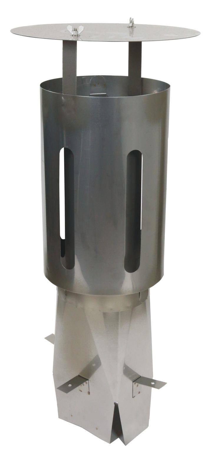 Windschutz-Aufsätze Edelstahl - eckig Windschutz-Aufsätze Edelstahl - eckig