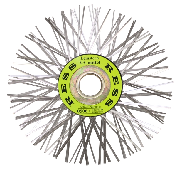 Leinsterne Edelstahl mittel