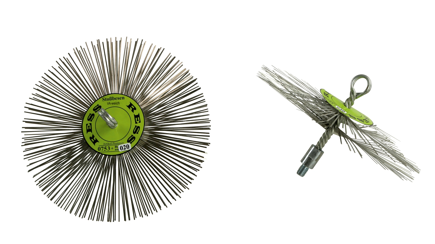Stoßbesen Edelstahl weich
