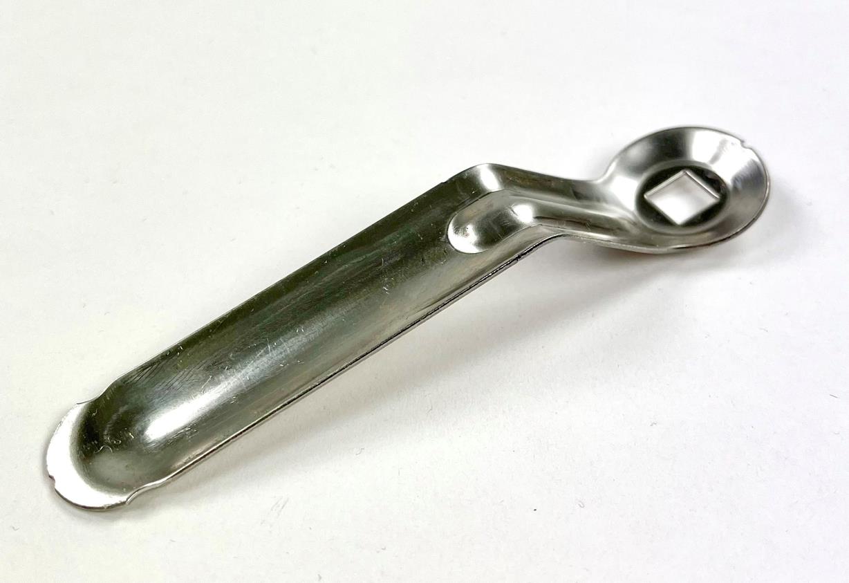 Square key stainless steel for chimney door 5-pack