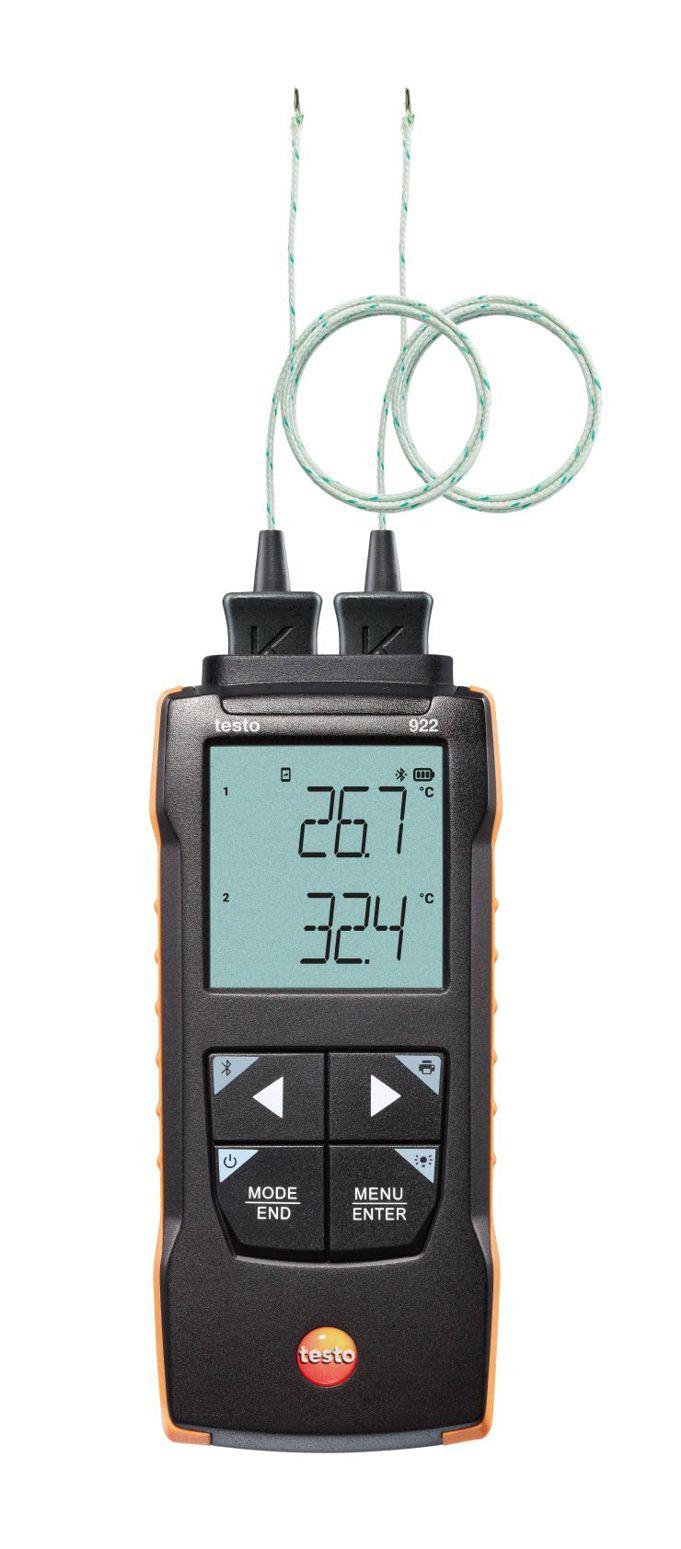 testo 922 Differential Temperature Measuring Device with App Connection