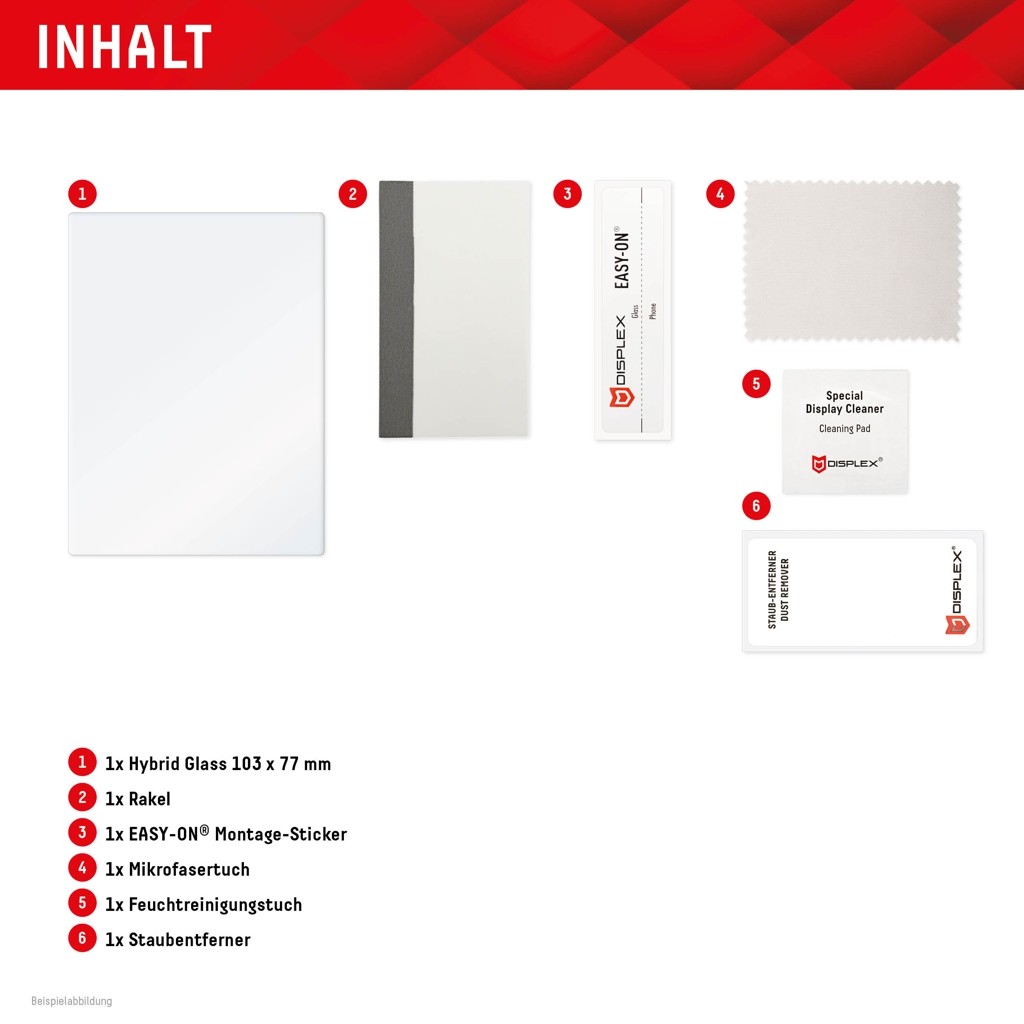 DISPLEX® Hybrid Schutzglas für 5" Display DISPLEX® Hybrid Schutzglas für 5" Display
