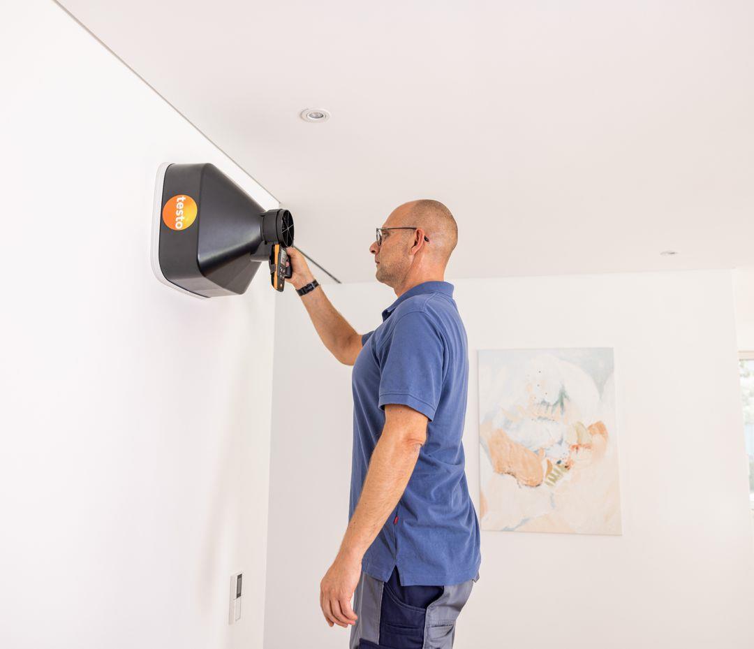 testo 417 Flügelrad-Anemometer mit Trichterset - Sonderpreis