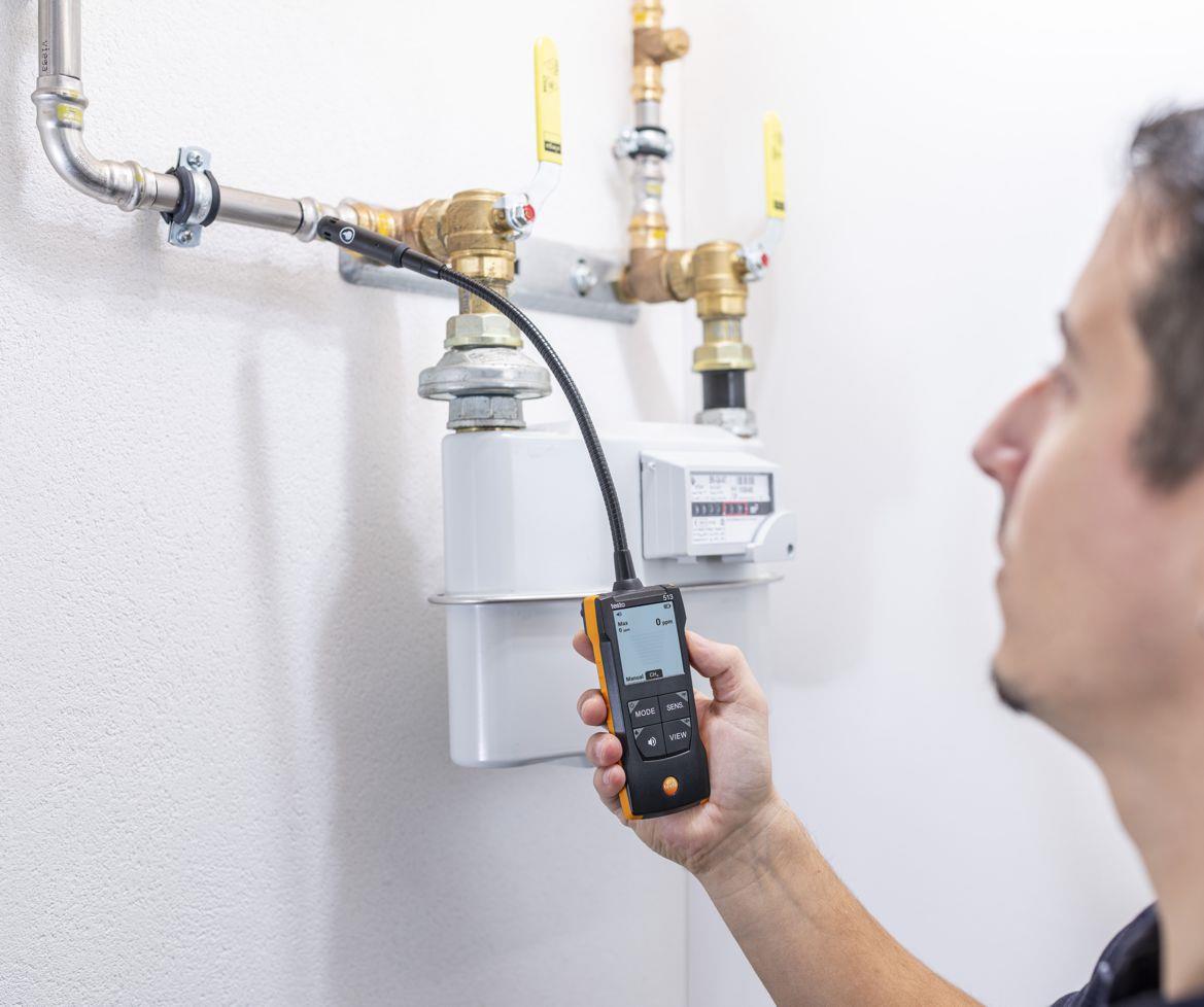 testo 513 gas leak detector for combustible gases