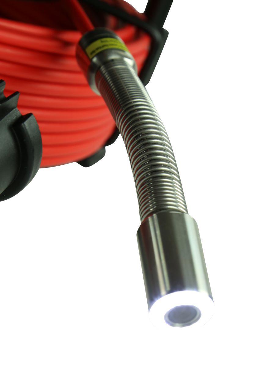 Caméra tubulaire HD RK 100, Ø23 mm / Ø6,8 mm / 30 m rouge