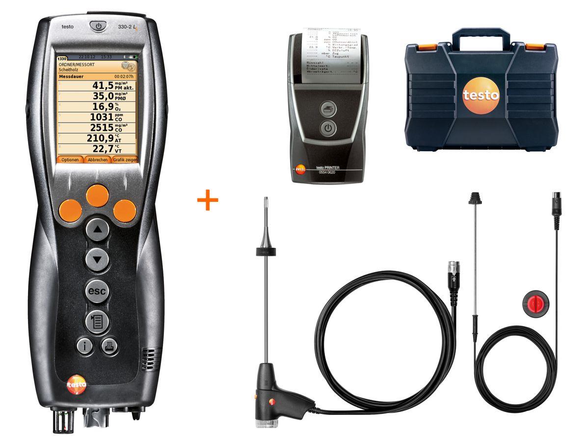 testo 330-2 LL Abgasmessgerät - Heizungsbau-Set testo 330-2 LL Abgasmessgerät - Heizungsbau-Set