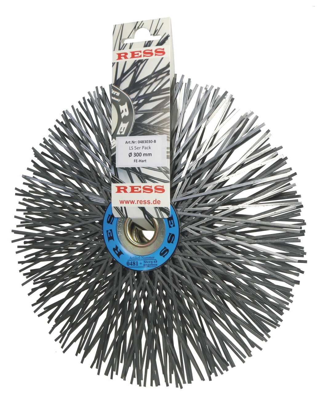 Leinsterne Federstahl hart 5er-Pack