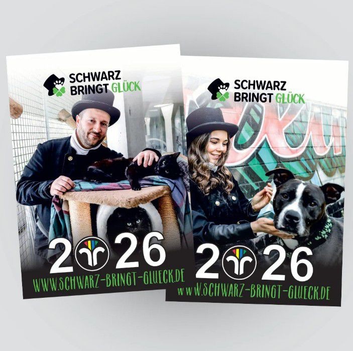 Lucky charm calendar "Black brings luck" 2024