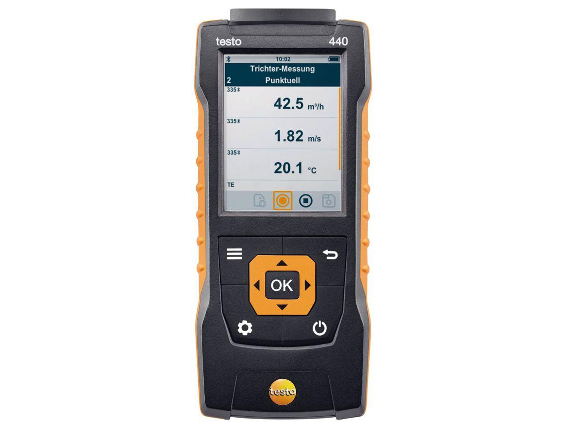 testo 440 Climate Measuring Device Set with 16 mm Vane Probe