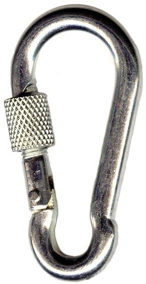 Karabinerhaken Schraube Ø 7 mm - 3er-Pack Karabinerhaken Schraube Ø 7 mm - 3er-Pack