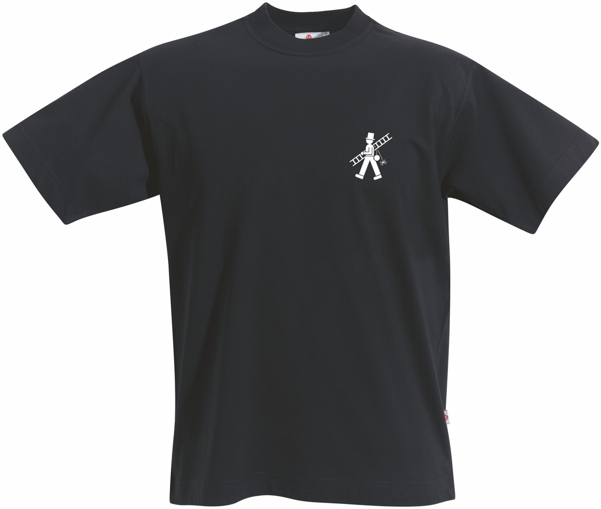 T-Shirt Rundhals mit Schornsteinfeger T-Shirt Rundhals mit Schornsteinfeger