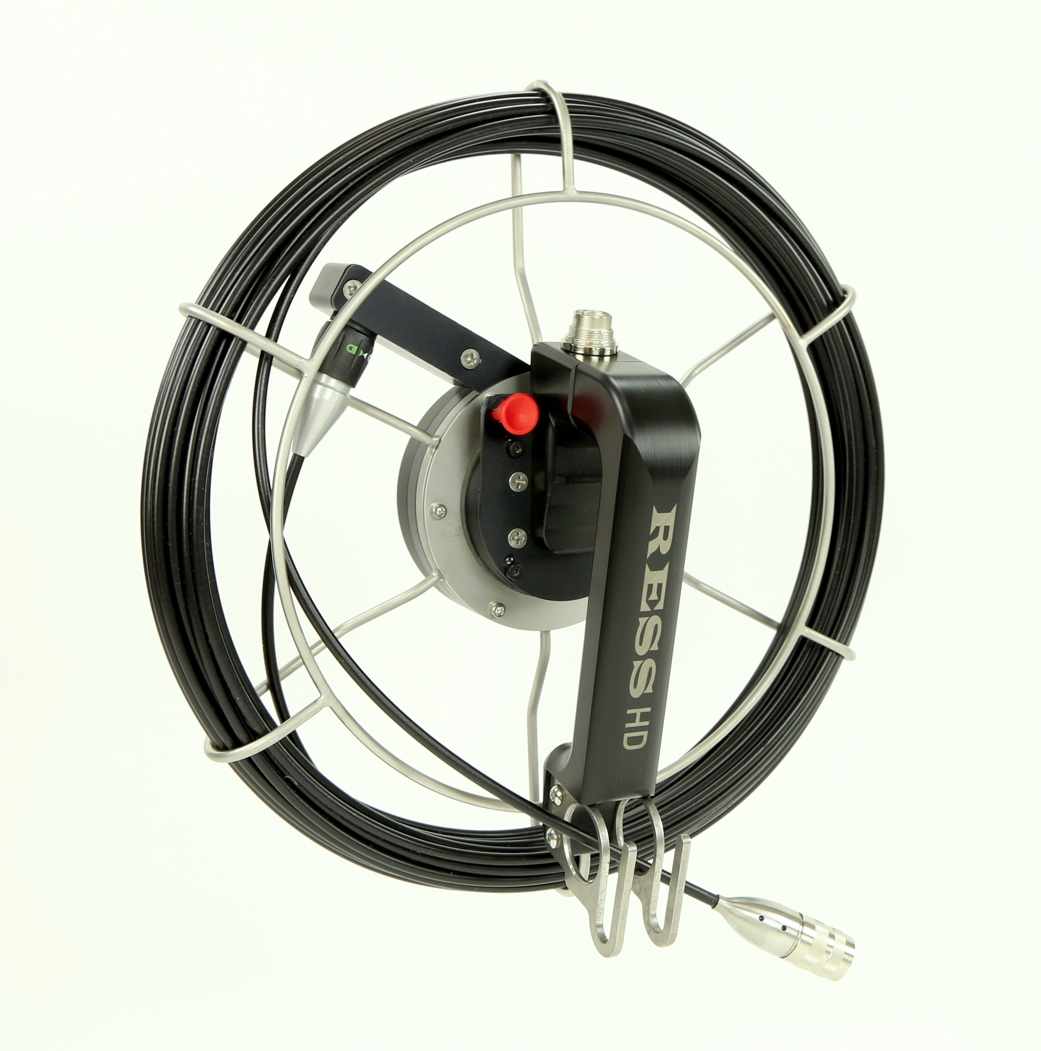 Mini-dévidoir pour caméra HD, longueur 20 m, Ø 5 mm, 12 broches