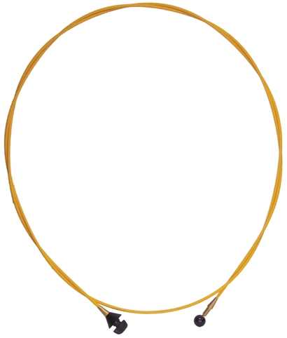 GFK-Stange Ø 9,5 mm 5,0 m mit Endkugel und Stoßkopf