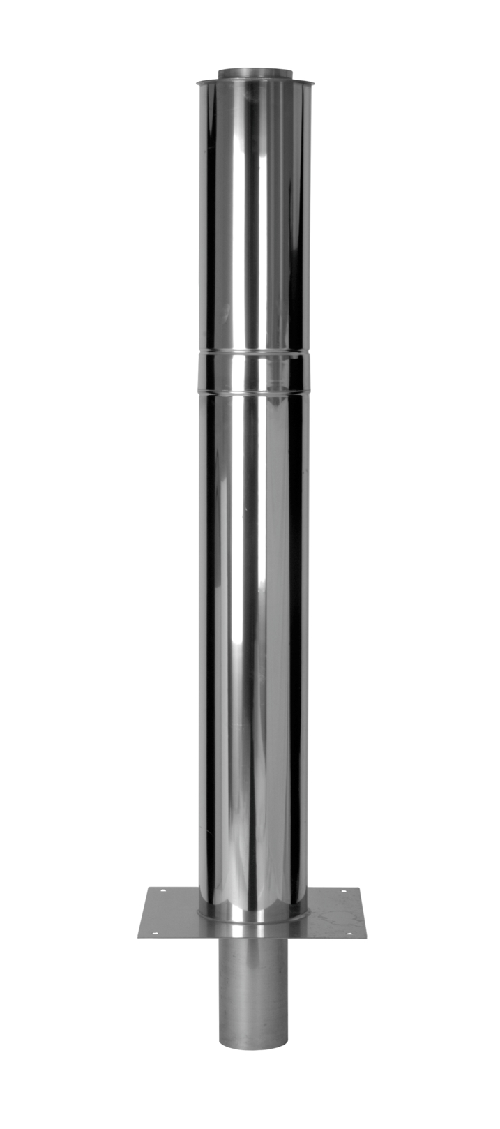 Isolated Chimney Extension 150 cm - Stainless Steel