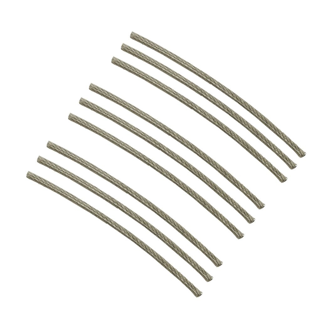 Stahlseil mit Kunststoffüberzug 4 mm (Set 3x 3 St.)