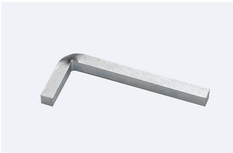 Clé carrée en acier, brute – 6 mm