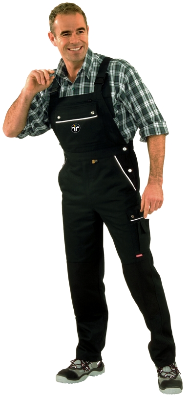 Canvas-Latzhose mit PATCH-Emblem