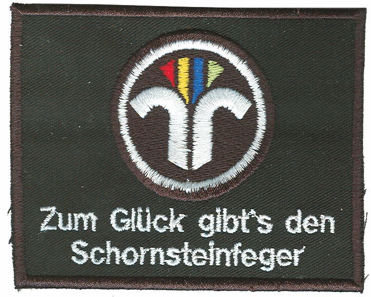 Emblem - Cloth, Chimney Sweep 90 x 70 mm