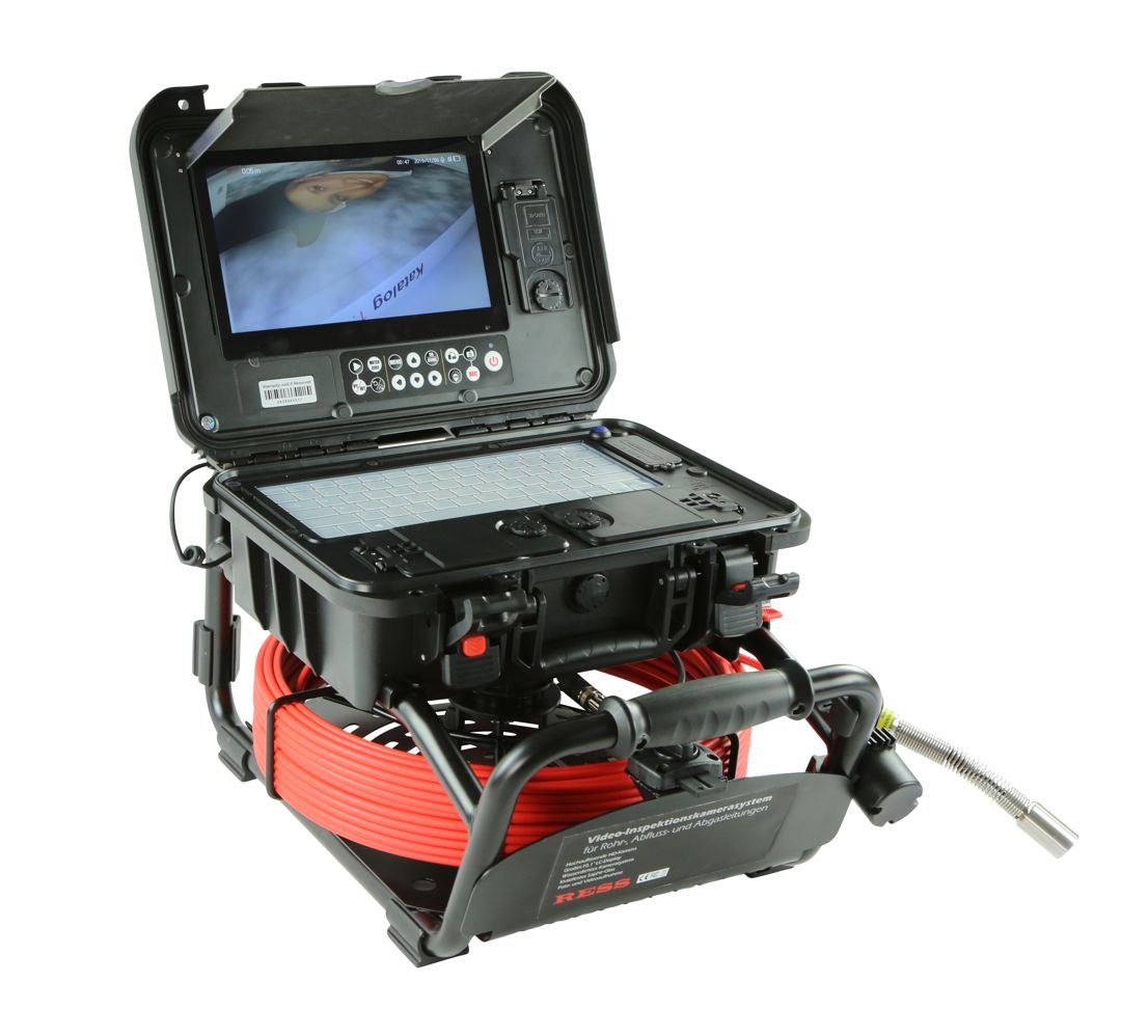 Caméra tubulaire HD RK 100, Ø23 mm / Ø6,8 mm / 30 m rouge