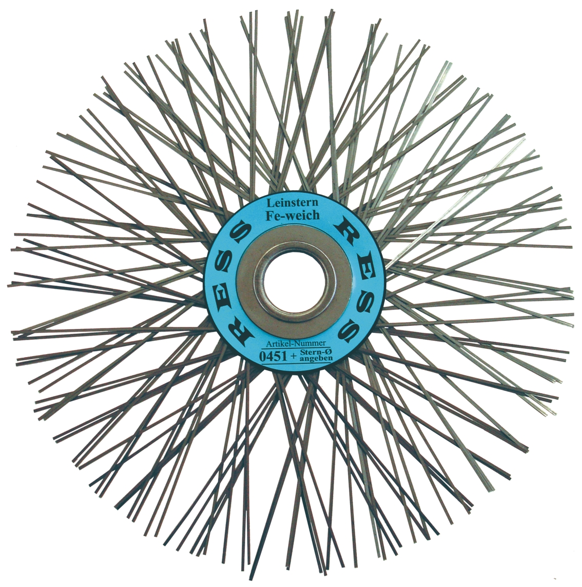 Hårde fjederstålstjernebørster