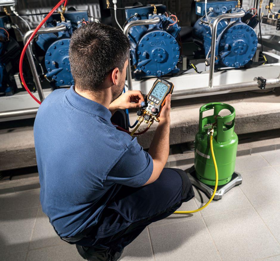 testo 560i Kältemittelwaage - Set und intelligentes Ventil mit BT