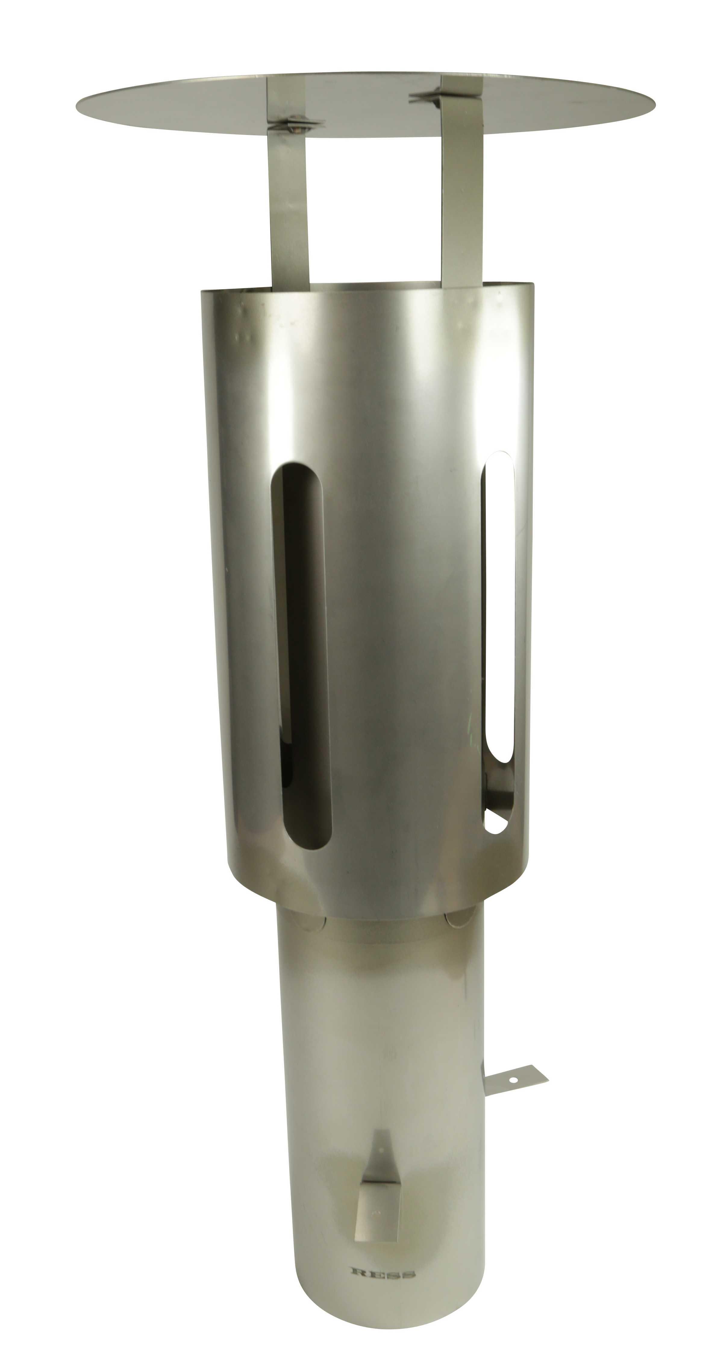 Windschutz-Aufsätze aus Edelstahl - rund Windschutz-Aufsätze aus Edelstahl - rund