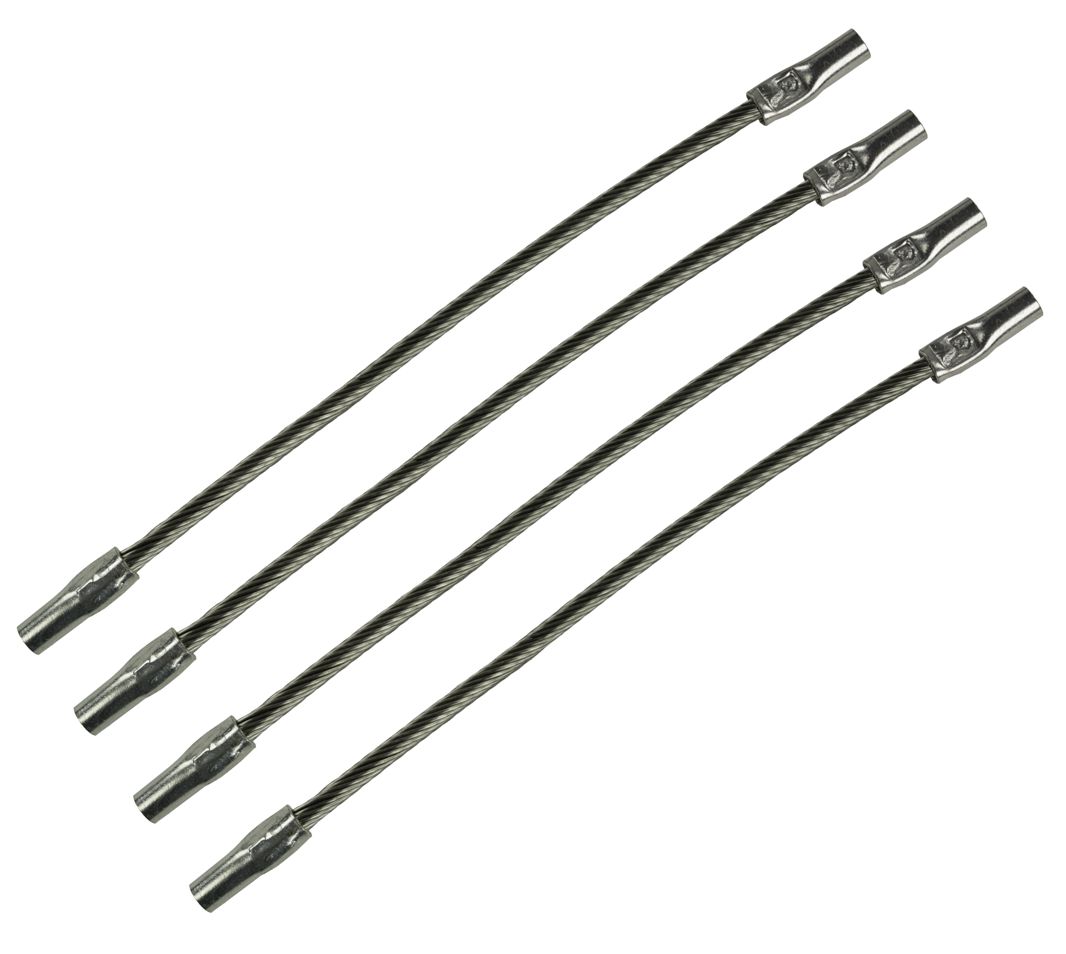 Stahldrähte 200 mm - für Rodtech-Dohlennester-Kopf (4 Stück)