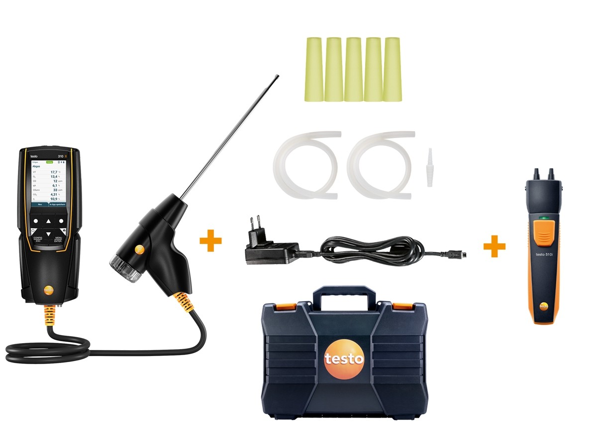 testo 310 II EN Abgasmessgerät Einsteiger-Set - Sonderpreis testo 310 II EN Abgasmessgerät Einsteiger-Set - Sonderpreis