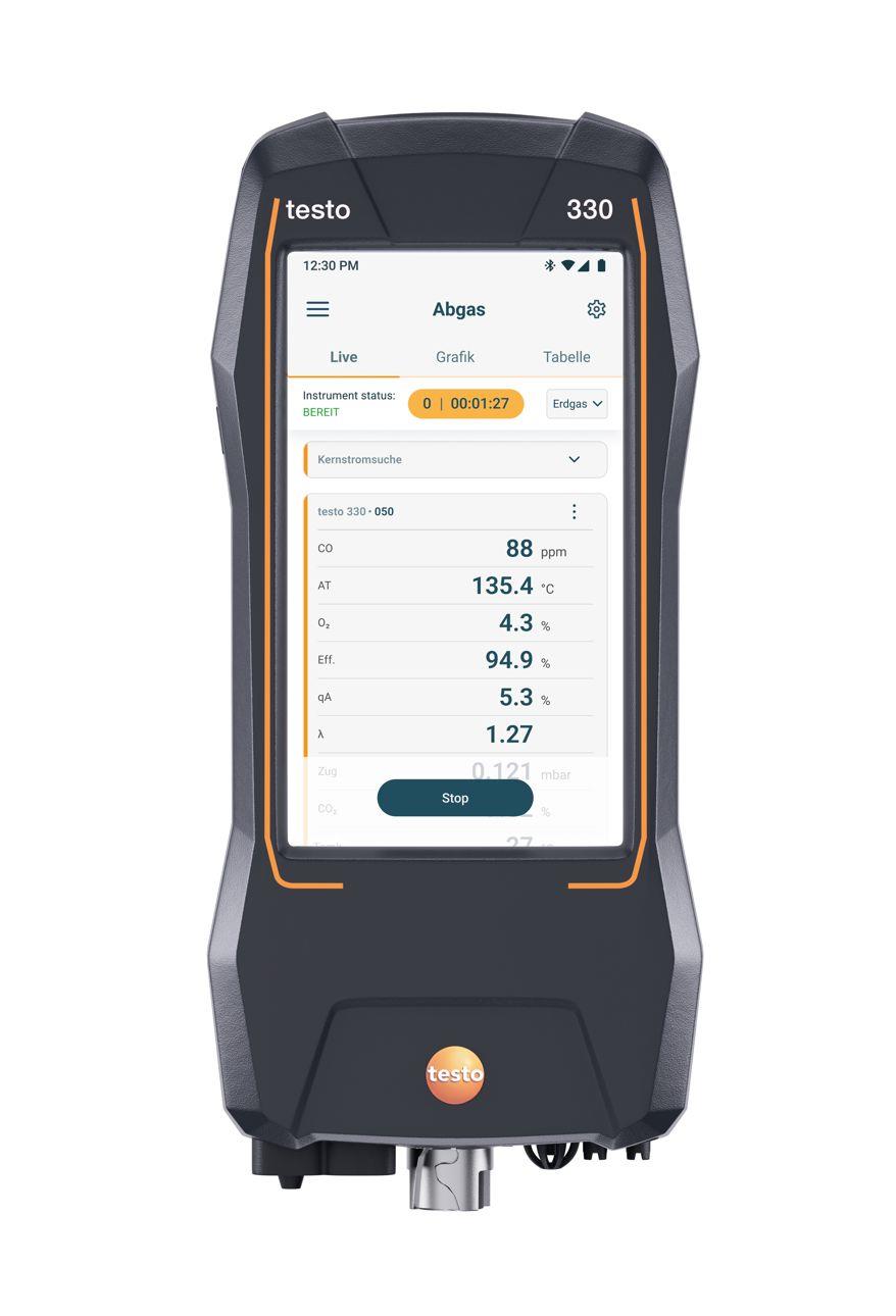 testo 330 NG Abgasmessgerät - Profi-Set