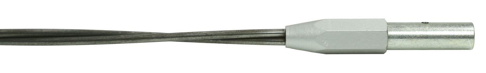 C-Stahlstange langgedreht