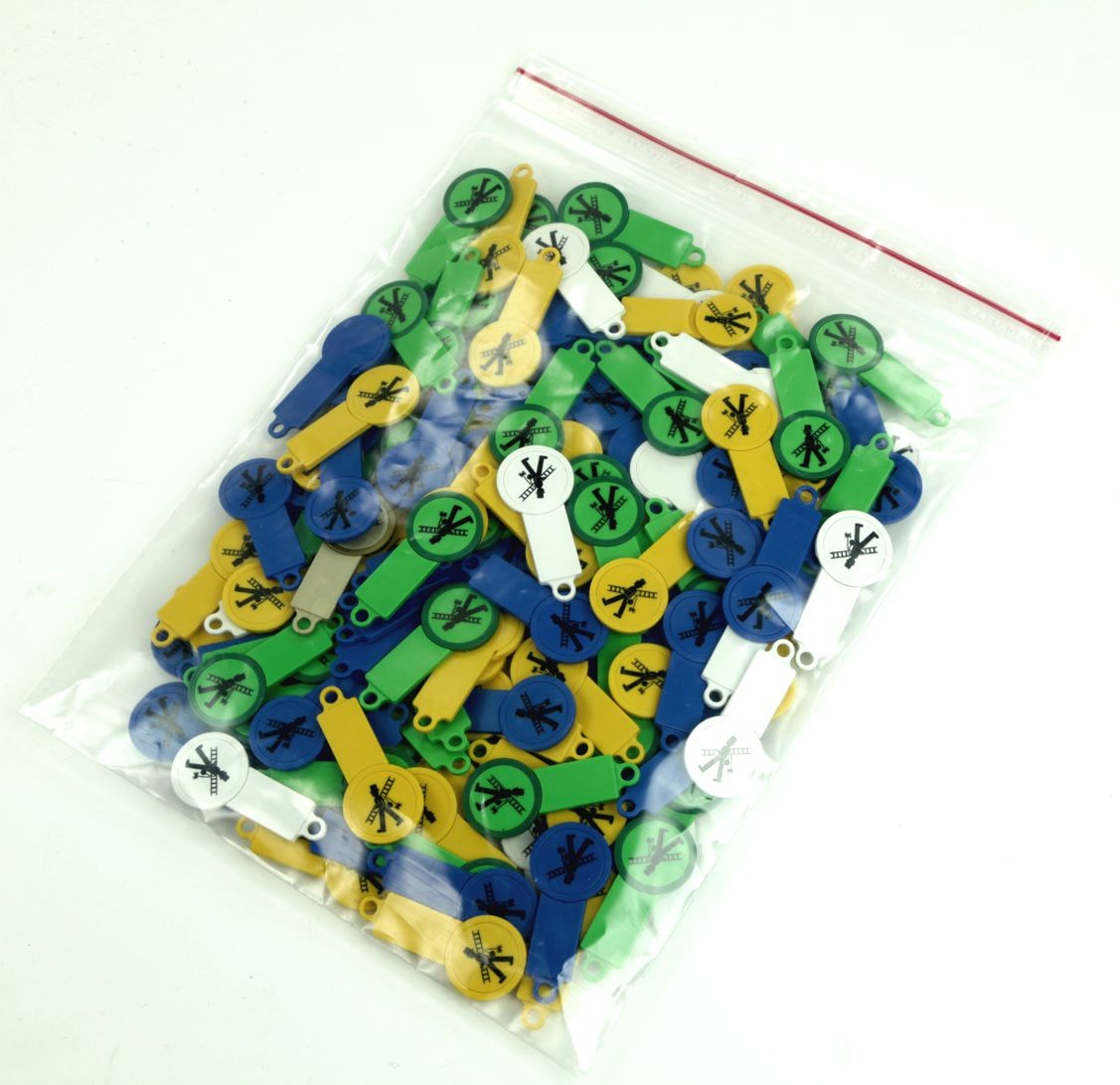 Einkaufswagenlöser "Schornsteinfeger" 2 in 1 (150 Stück)
