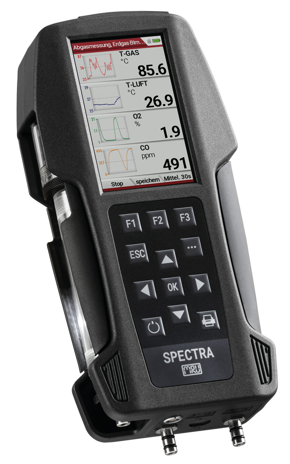 Analyseur de gaz de combustion MRU SPECTRA - Édition grise
