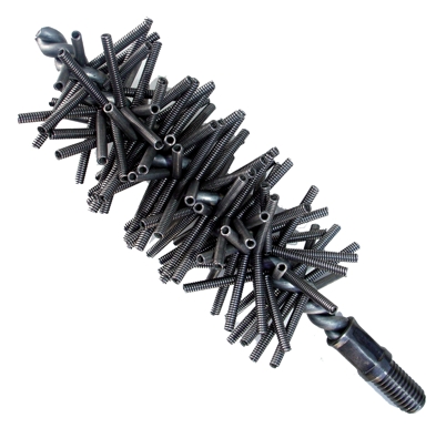 Brosse à chaudière à ressort