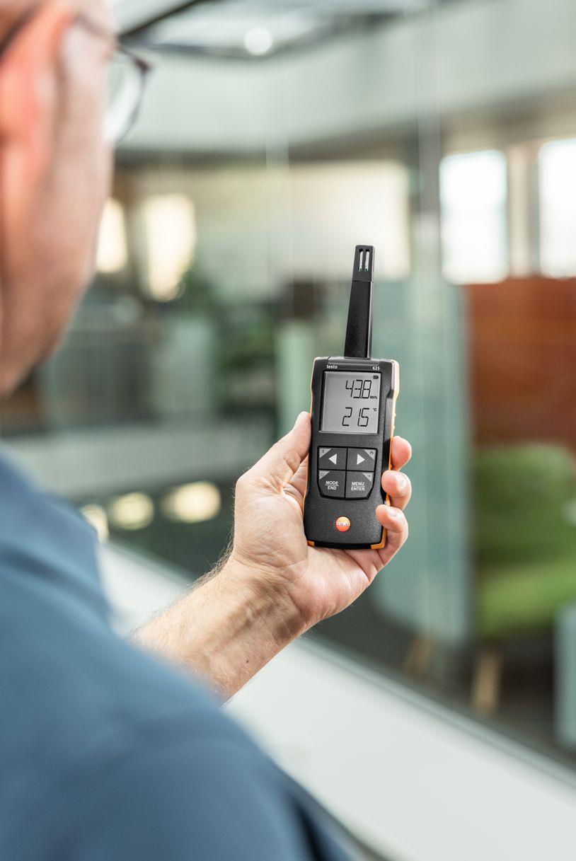 testo 625 Digital Thermo-Hygrometer with App Connection