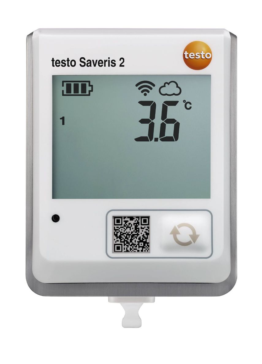 testo Saveris 2-T1 - trådløs datalogger med display og integreret temp. sensor